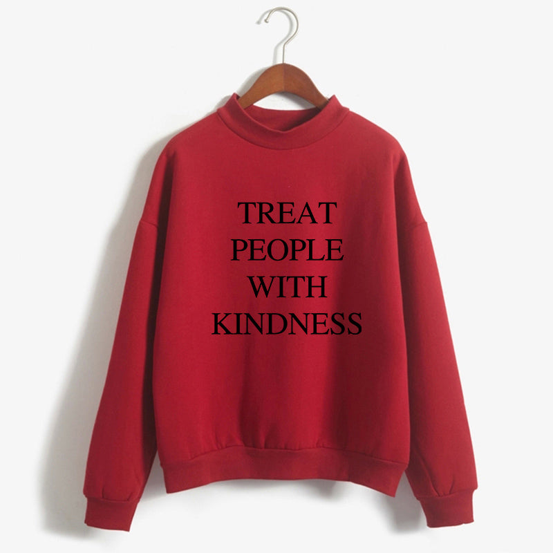 Round Neck Sweater European and American Alphabet Sweater