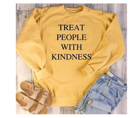 Round Neck Sweater European and American Alphabet Sweater