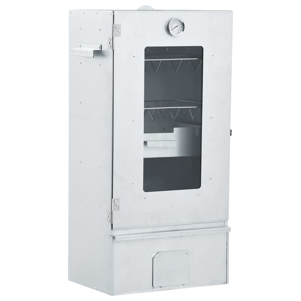 NNEVL BBQ Oven Smoker with 1kg Wood Chips 44.5x29x83 cm