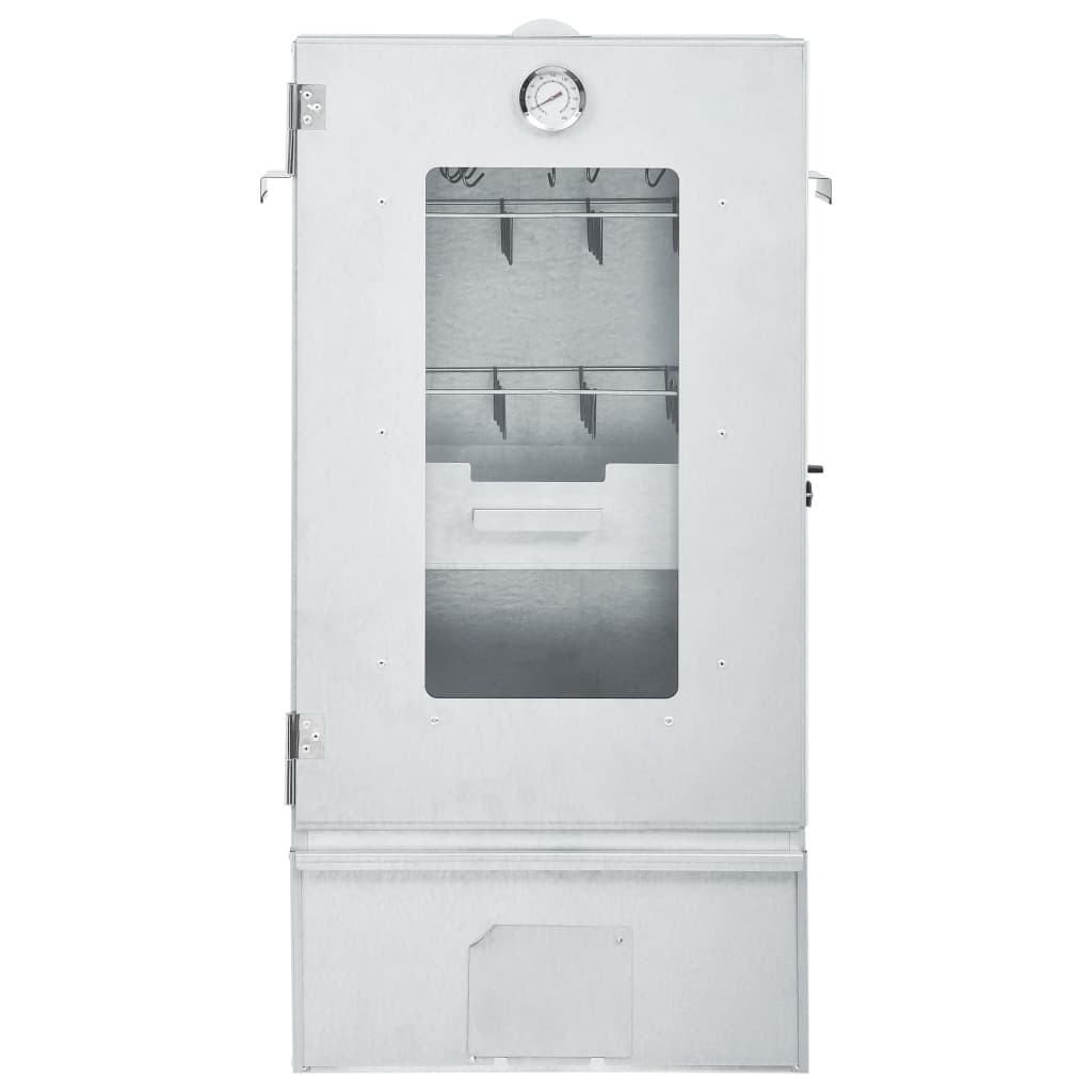 NNEVL BBQ Oven Smoker with 1kg Wood Chips 44.5x29x83 cm