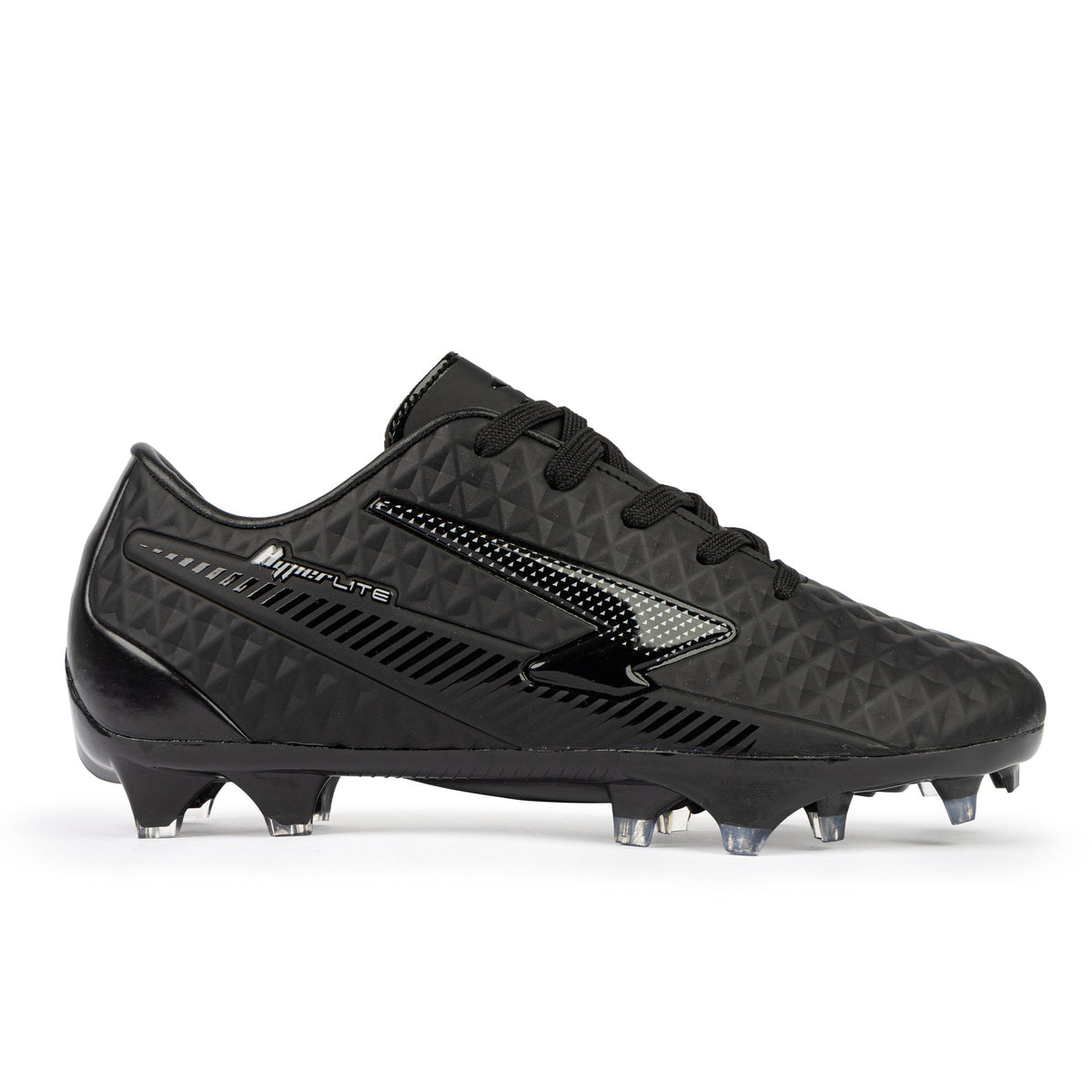 Rizz Senior Football Boots - Black/Black Wide Fit