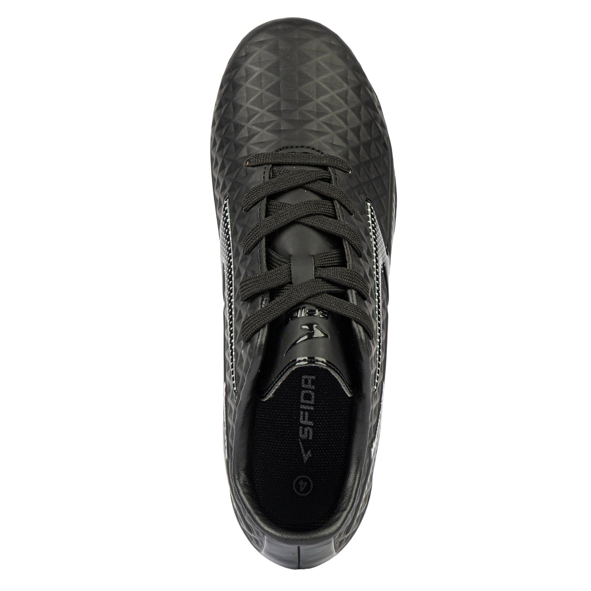 Rizz Senior Football Boots - Black/Black Wide Fit