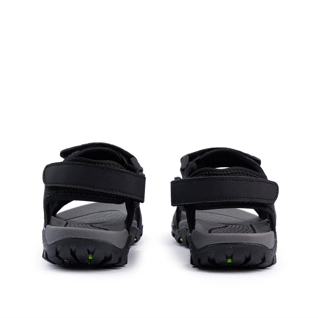 Rock Boys Outdoor Adjustable Sandal Black/Lime